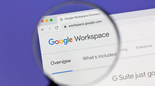 google workspace magnifying glass