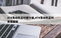 474发动机正时图分解,474发动机正时安装图解