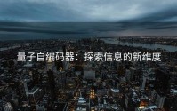 量子自编码器：探索信息的新维度