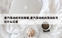 重汽发动机号在哪里,重汽发动机的发动机号在什么位置