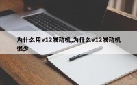 为什么用v12发动机,为什么v12发动机很少