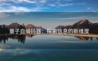 量子自编码器：探索信息的新维度