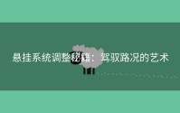 悬挂系统调整秘籍：驾驭路况的艺术
