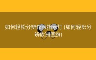 如何轻松分辨仪表指示灯 (如何轻松分辨欧洲国旗)