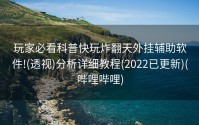 玩家必看科普快玩炸翻天外挂辅助软件!(透视)分析详细教程(2022已更新)(哔哩哔哩)