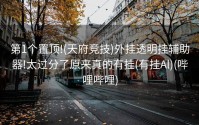 第1个置顶!(天府竞技)外挂透明挂辅助器!太过分了原来真的有挂(有挂Al)(哔哩哔哩)