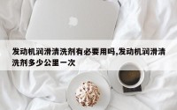 发动机润滑清洗剂有必要用吗,发动机润滑清洗剂多少公里一次