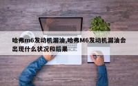 哈弗m6发动机漏油,哈弗M6发动机漏油会出现什么状况和后果