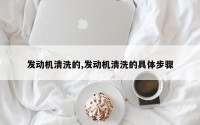 发动机清洗的,发动机清洗的具体步骤