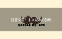 智慧交通：未来城市的脉动