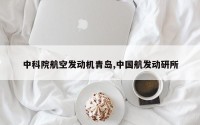 中科院航空发动机青岛,中国航发动研所