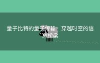 量子比特的量子传输：穿越时空的信息桥梁
