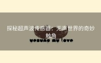 探秘超声波传感器：无声世界的奇妙触角