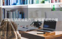 探秘车辆爬坡能力：征服巅峰的力量