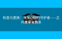 检查与更换：汽车心脏的守护者——正时皮带与链条