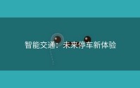智能交通：未来停车新体验