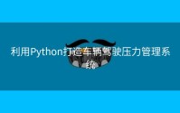 利用Python打造车辆驾驶压力管理系统