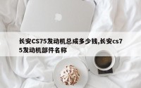长安CS75发动机总成多少钱,长安cs75发动机部件名称