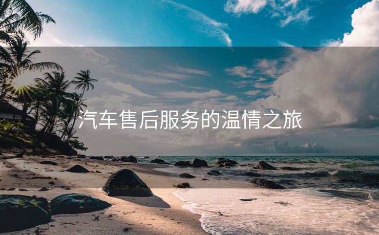 汽车售后服务的温情之旅