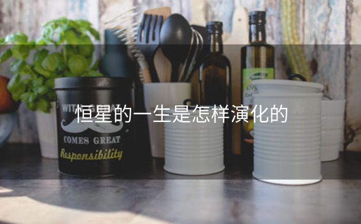 恒星的一生是怎样演化的
