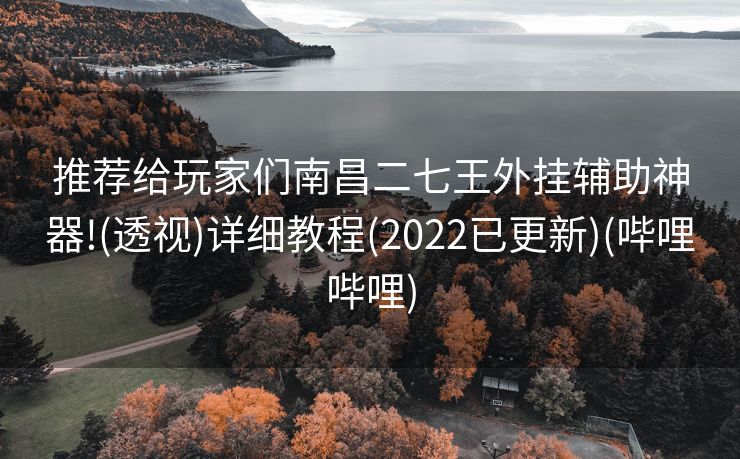推荐给玩家们南昌二七王外挂辅助神器!(透视)详细教程(2022已更新)(哔哩哔哩)