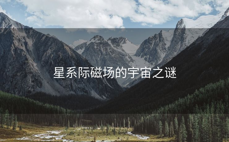 星系际磁场的宇宙之谜