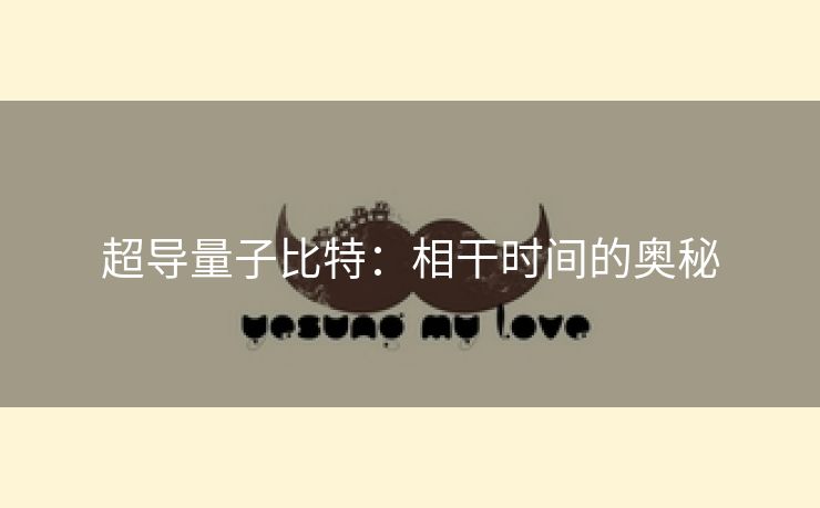 超导量子比特：相干时间的奥秘