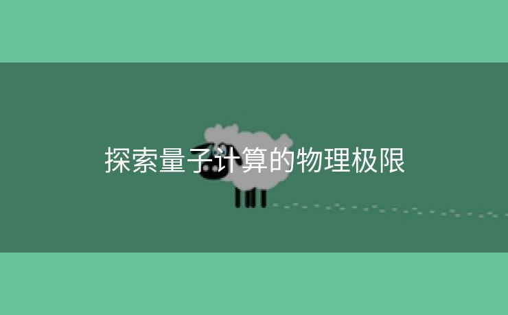 探索量子计算的物理极限