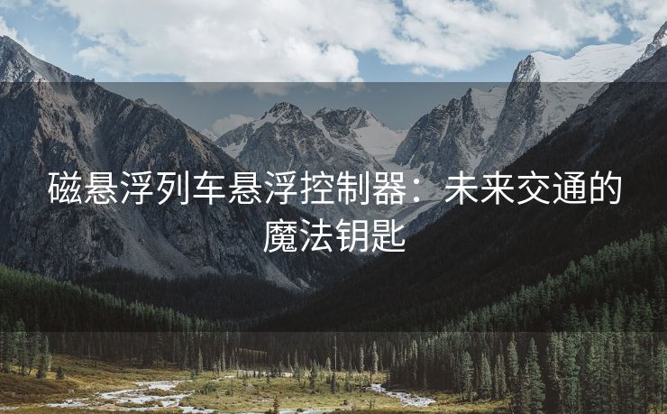 磁悬浮列车悬浮控制器：未来交通的魔法钥匙