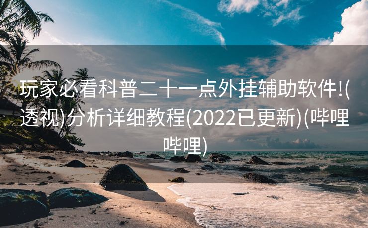玩家必看科普二十一点外挂辅助软件!(透视)分析详细教程(2022已更新)(哔哩哔哩)