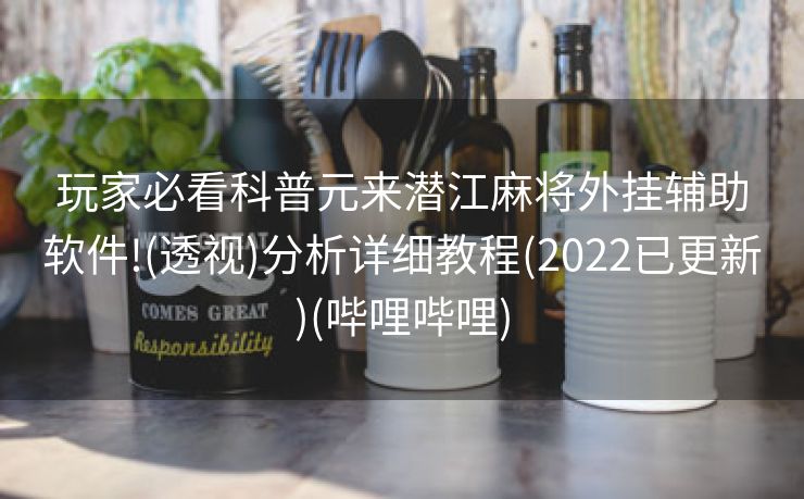 玩家必看科普元来潜江麻将外挂辅助软件!(透视)分析详细教程(2022已更新)(哔哩哔哩)