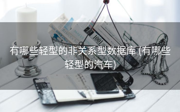 有哪些轻型的非关系型数据库 (有哪些轻型的汽车)