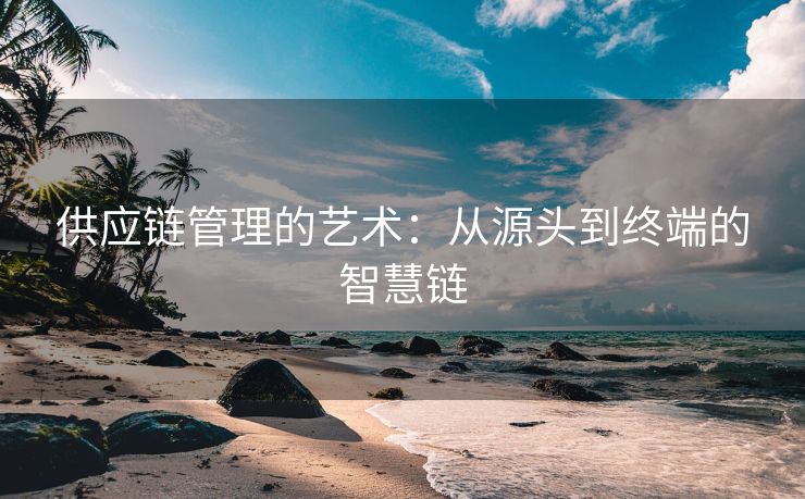 供应链管理的艺术：从源头到终端的智慧链