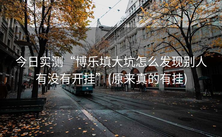 今日实测“博乐填大坑怎么发现别人有没有开挂”(原来真的有挂)